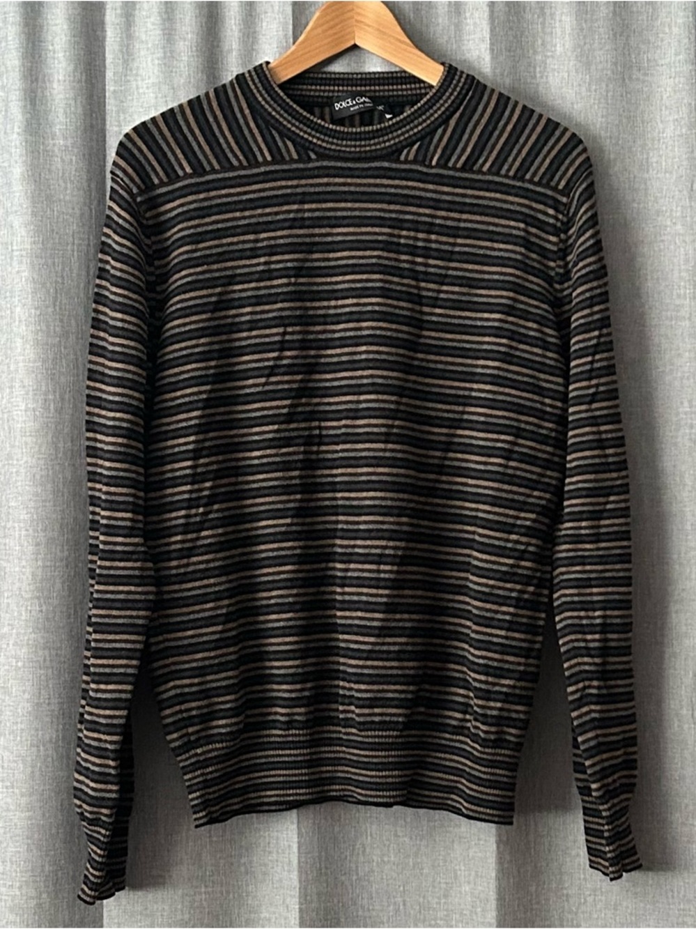 Dolce & Gabbana Striped Crewneck Sweater